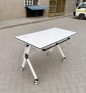 White Foldable Conference Table