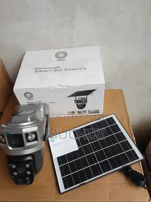 4g Dual Lens Solar Simcard Wireless Solar Powered 4mp PTZ CCTV Camera