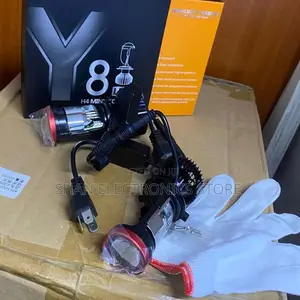 H4 Y8 LED Projector Headlight 22000LM Super Bright 9003