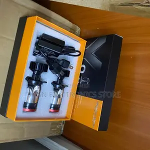 H4 LED Y8 Mini Projector Headlight Bulbs 22000LM High Low Beam