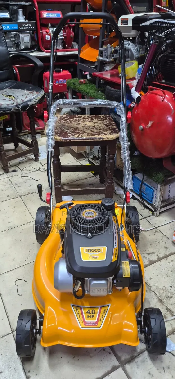Gasoline Lawn Mower 191 Cc 3.5 kW 4 HP 18". Ingco Lawn Mower.