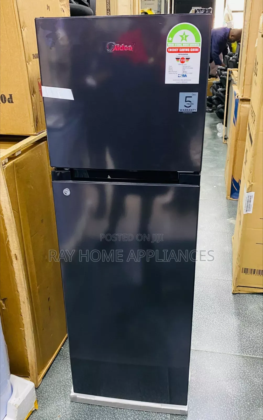 Midea 173litres  (MDRT237FGG28)Double Door Refrigerator