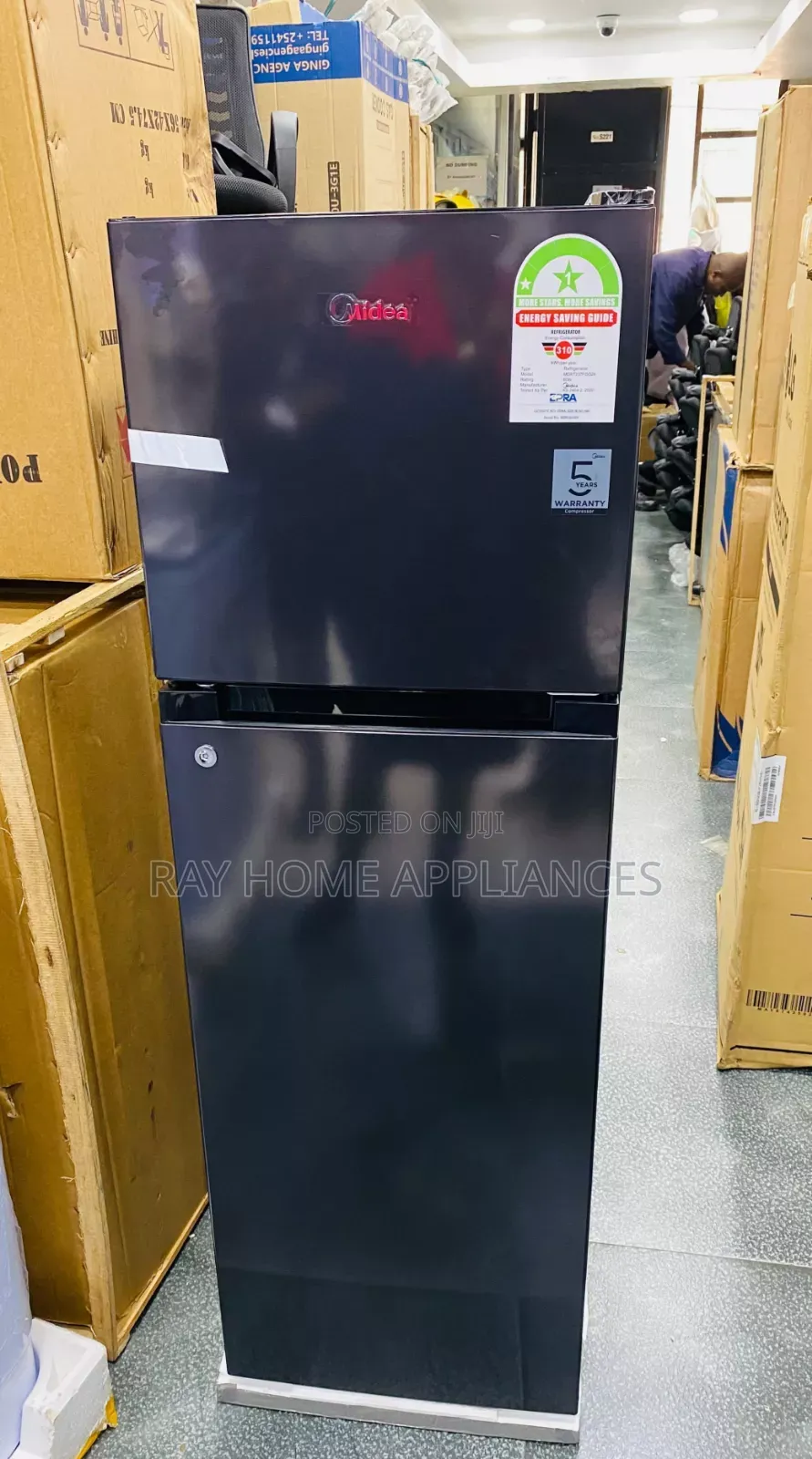 Midea 173litres  (MDRT237FGG28)Double Door Refrigerator