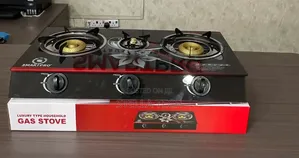 Smart Pro Gas Stove 3burner Glass
