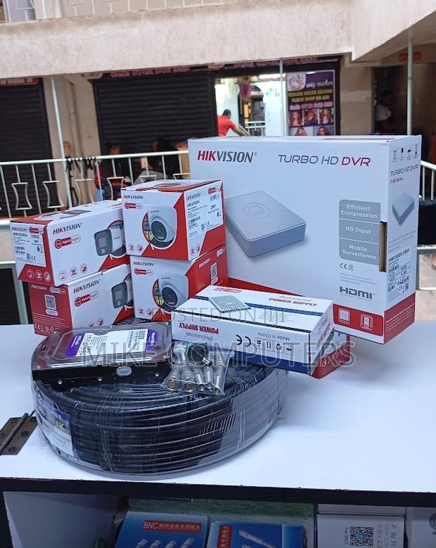 Hikvision CCTV Security Camera 4 Channel Smart Colored