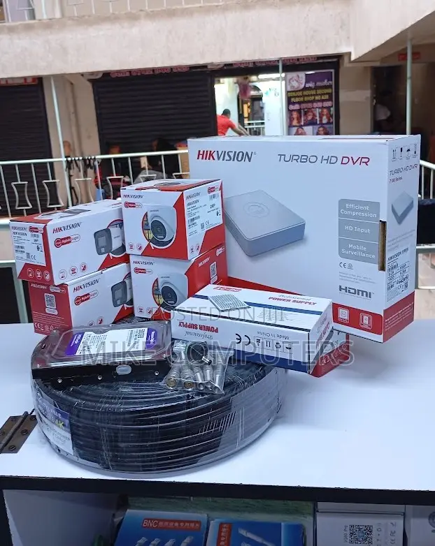 Hikvision CCTV Security Camera 4 Channel Smart Colored