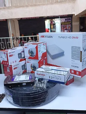 Hikvision Smart Hybrid 4 Channel Camera CCTV Kit 24/7 Colored