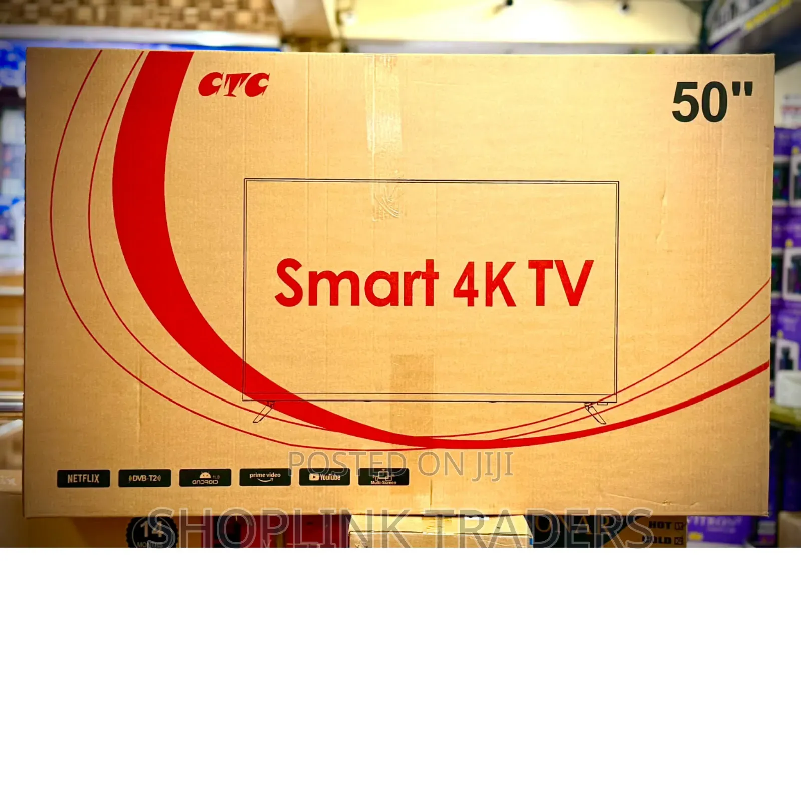 CTC 50 Inches Smart Android  Frameless TV