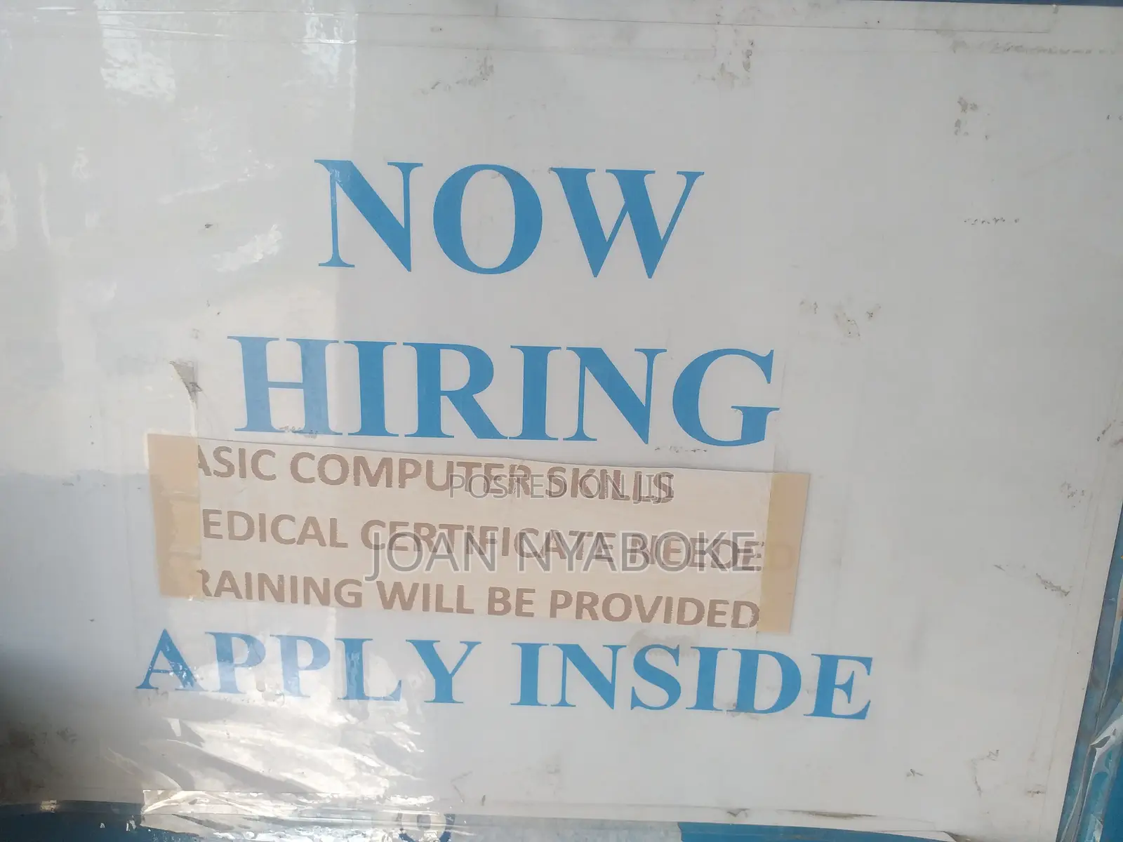 Vacancy Position