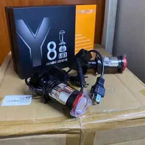 H4 Y8 LED Headlight Bulb 22,000LM Mini Projector 9003