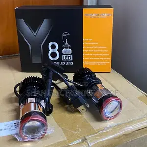 H4 Y8 22000LM LED Projector Headlight Conversion Bulbs 9003
