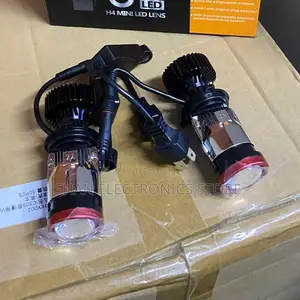 Y8 H4 LED Mini Projector Headlight 9003 22000LM Upgrade Bulb