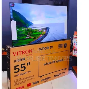 Vitron 55-Inch Smart TV 4k Uhd TV Htc55w Whale Os System
