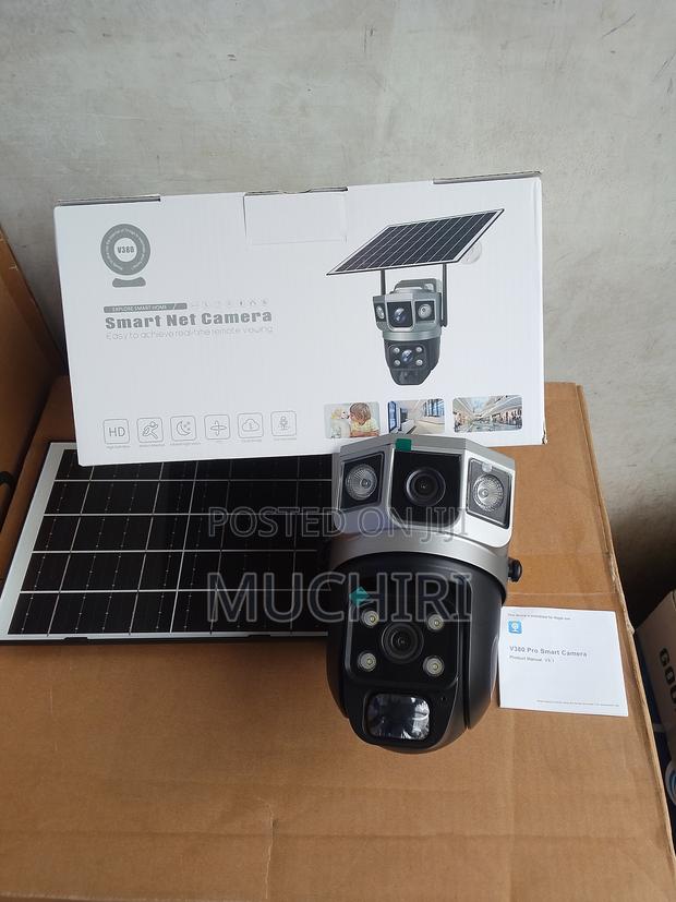 V380 Pro Solar Dual Camera 4G WiFi