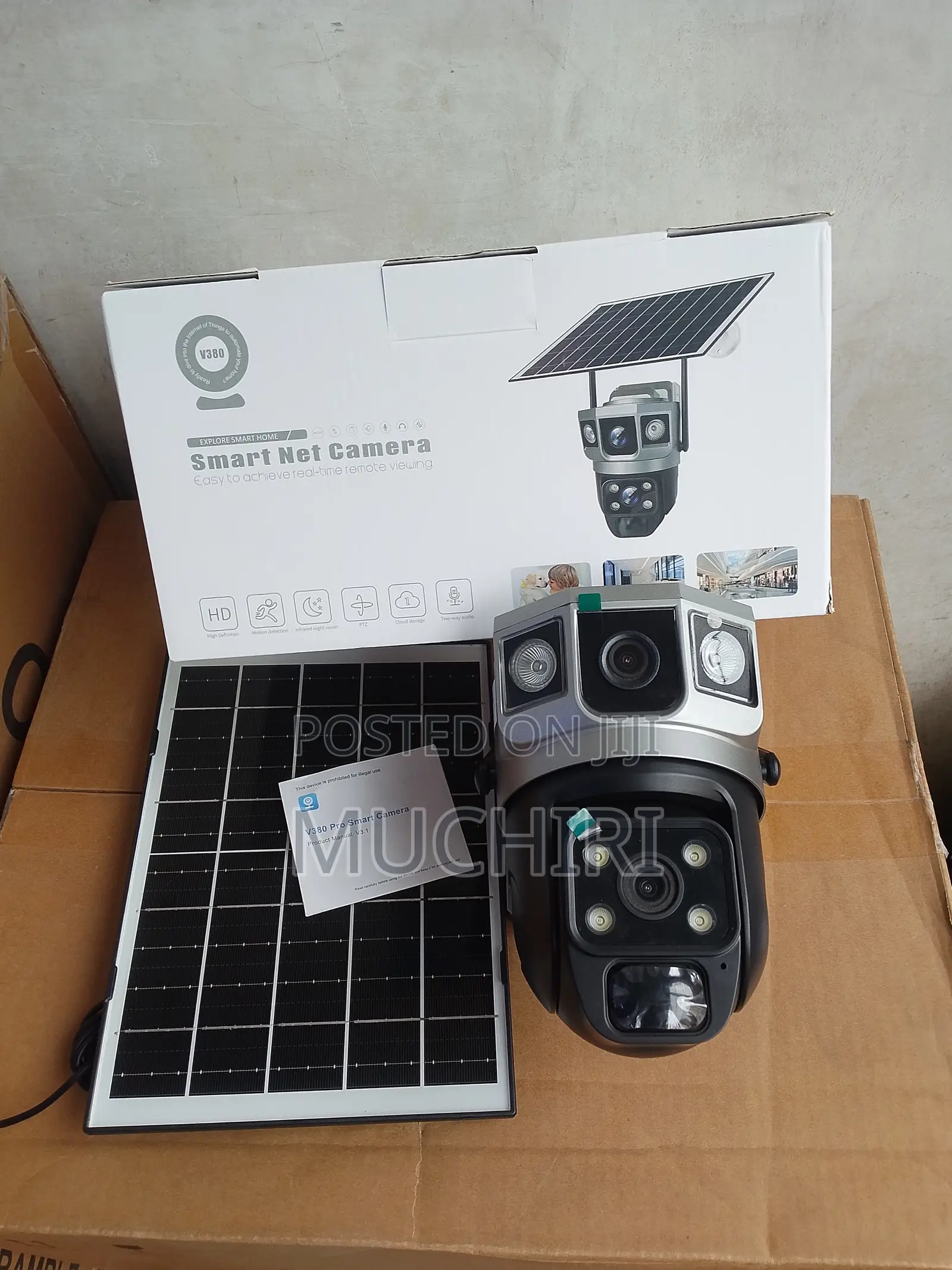 VTS02 V380 Dual Lens PTZ Surveillance Camera