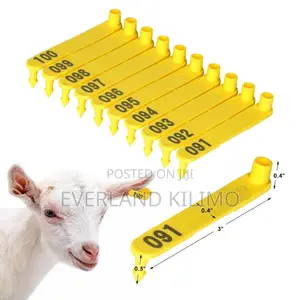 Professional Sheep Identification C- Tags Numbered