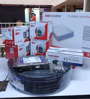 4 2mp Smart Hybrid 24/7 Colored CCTV Cameras