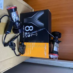 H4 Y8 LED Projector Headlight 9003 Super Bright 22000LM Bulb