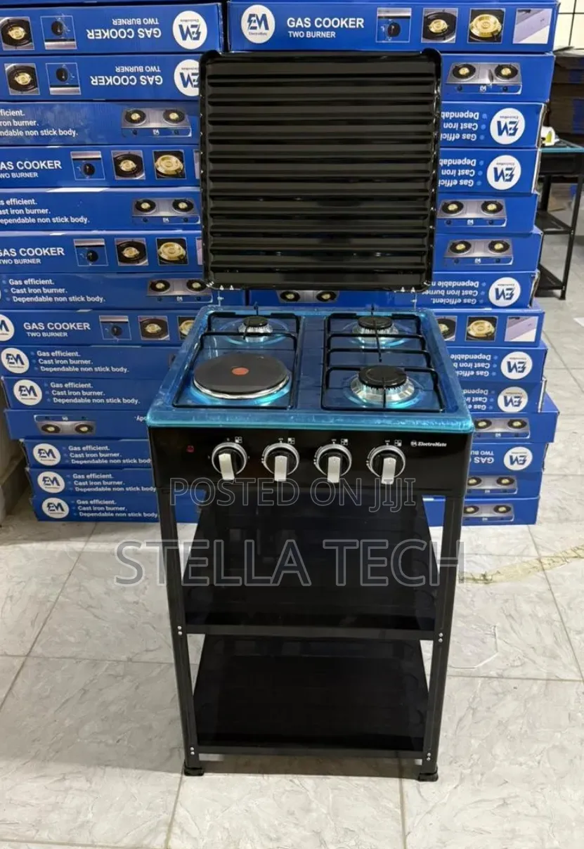 Olelon 3+1 Standing Cooker With Shelves