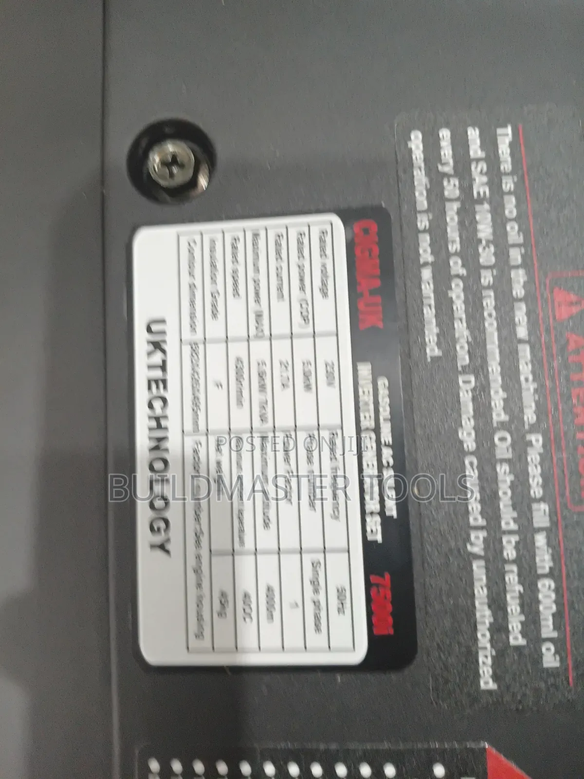 7 Kva Cigma-Uk 7500i Silent Inverter