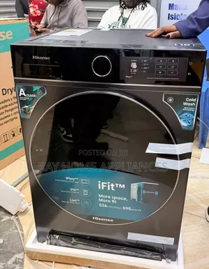 Hisense Series 5i With Wifi 12/8kg WASH &DRYER Front Load (WD5I1245BB)