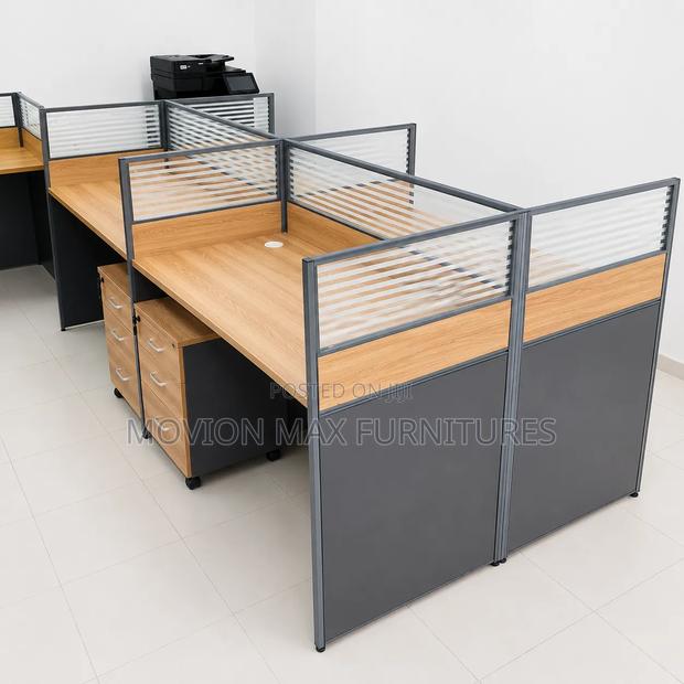 4way Workstations Desk,Teamwork Desk - thumbnail 2