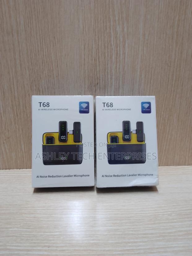 PowerMax T68 Mini Wireless Microphone – Studio Quality Sound