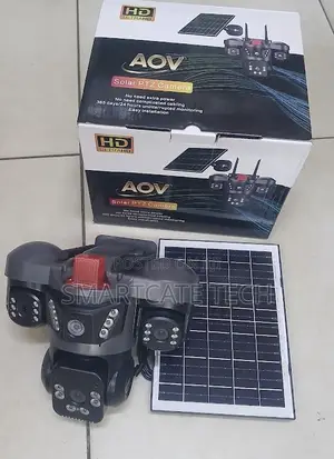 AOV Triple Camera 4G Solar Powered CCTV – Night Vision