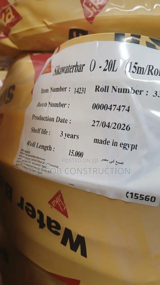 Sika Waterbar V20 15m Roll