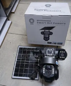 Triple Lens 4G SIM CCTV Camera Solar Powered for Home Farm
