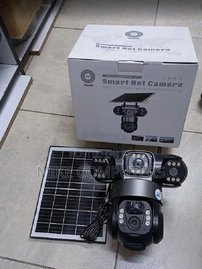 Smart VTS28 Triple Lens 4G Solar CCTV Camera With Two-Way Vts28