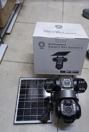 V380 Triple Lens 4G SIM Solar Powered CCTV Camera With PTZ