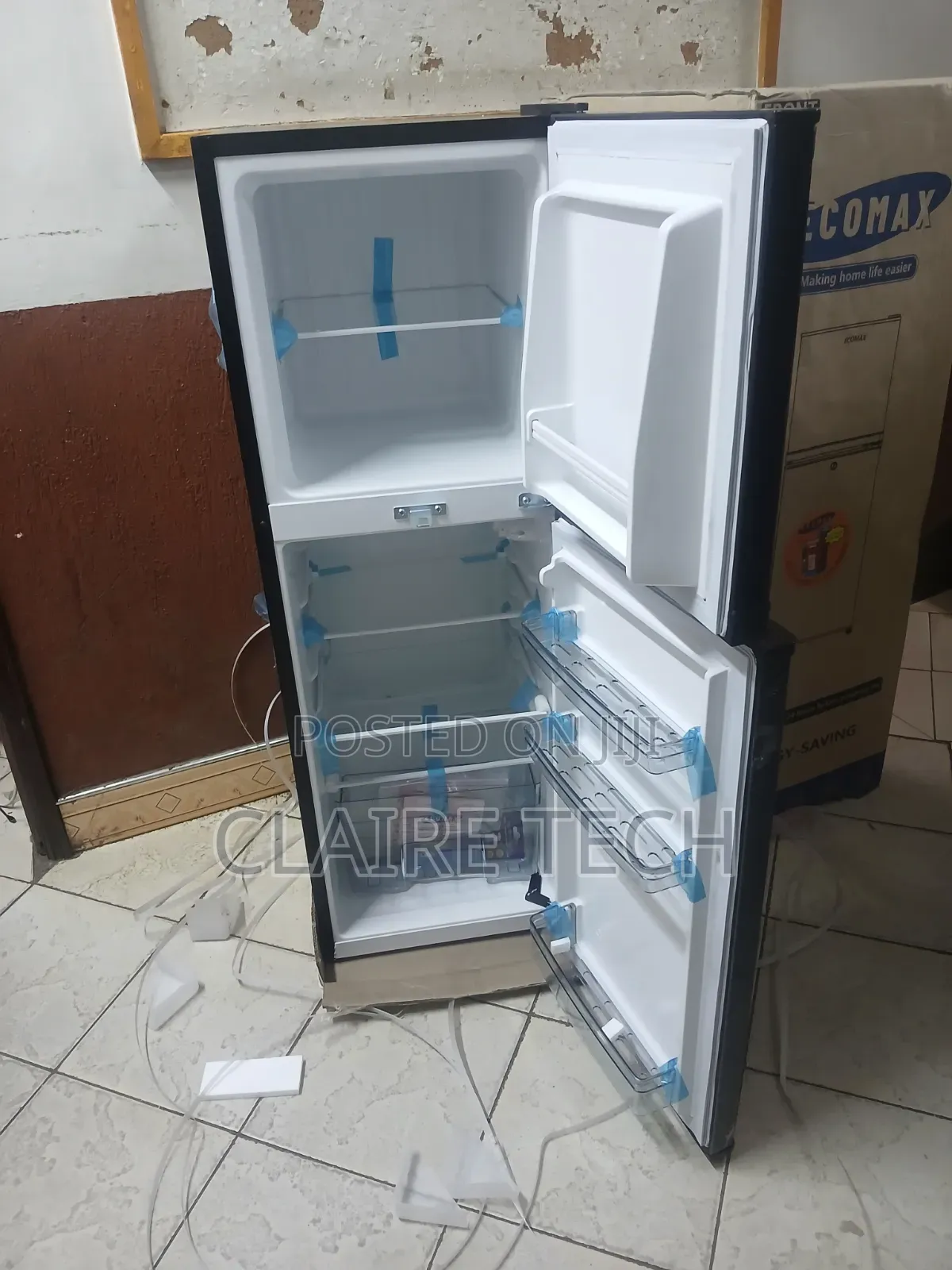Ecomax 138L Double Door Refrigerator – Home & Office Use