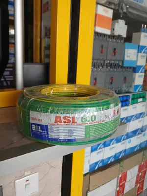 6.0mm Asl Single Core Y/Green 90m