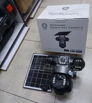 VTS28 V380 Triple 4g Lens Security Solar Camera With 4G SIM Card