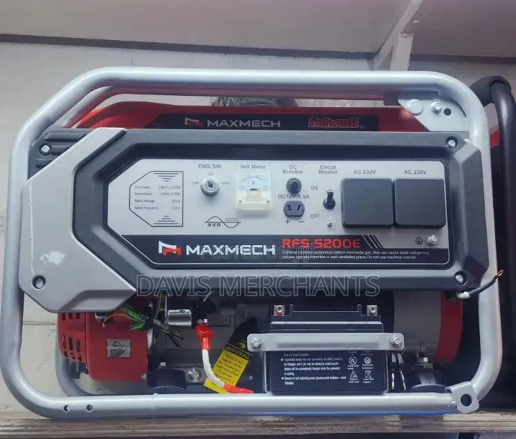 Maxmech 3.8 KVA Generator RSF 5200E