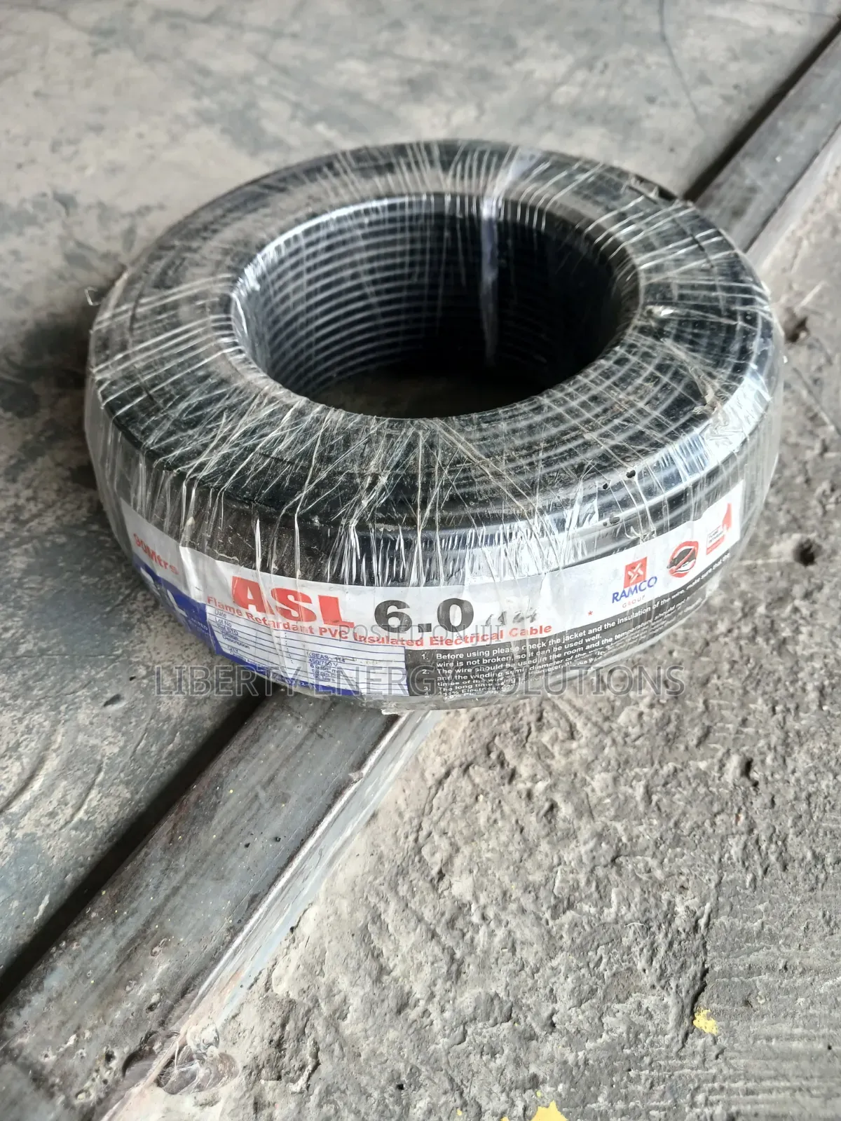 ASL 6.0 Mm2 Single Core Black