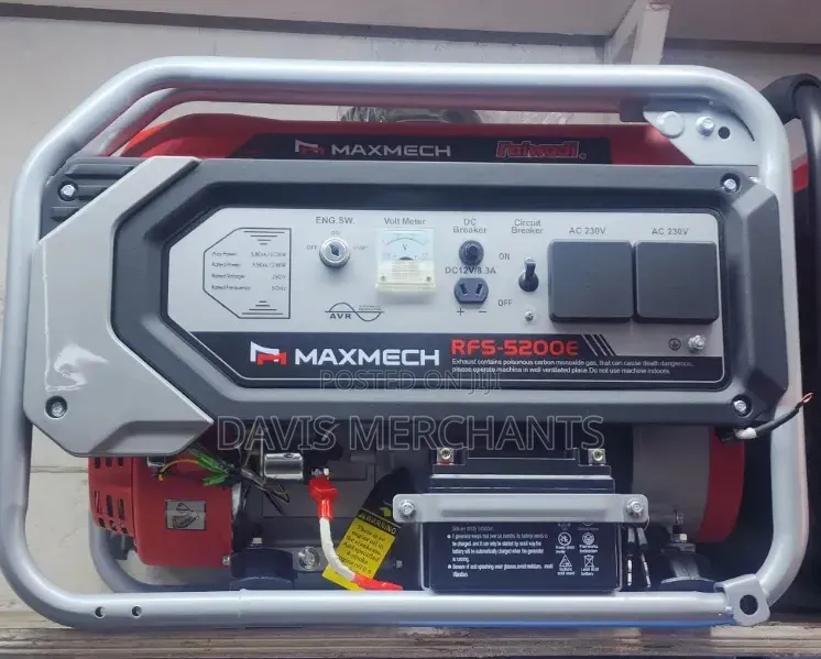 Maxmech 3.8 KVA Generator RSF 5200E