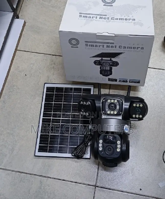 Vts28 Triple Lens Solar 4G V380 Solar Powered 3 Lens