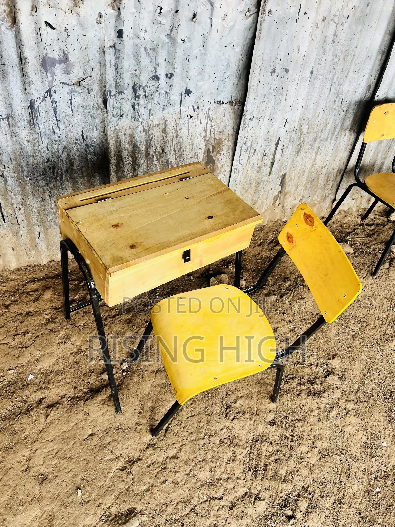 Lockers and Chairs for Students.