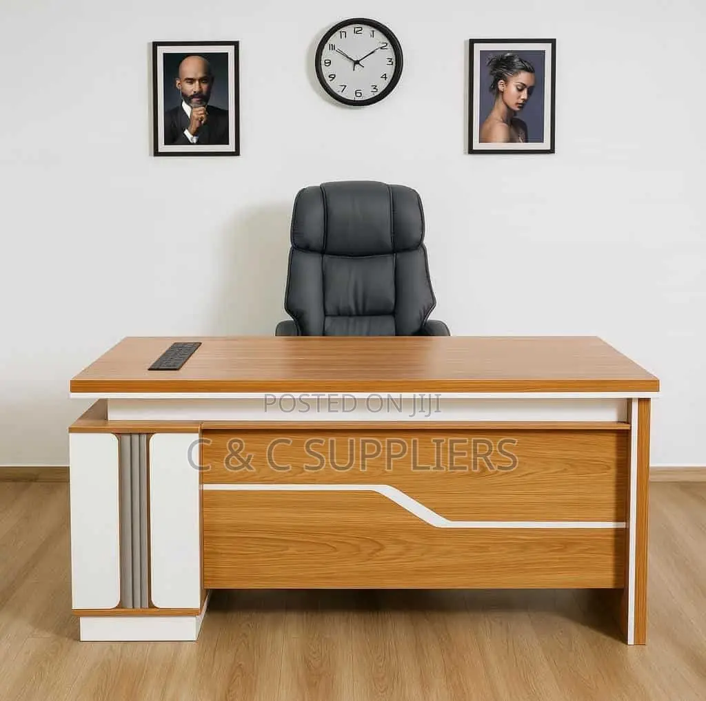 Imported Executive Desk With Side Extension.