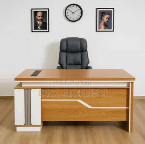 Imported Executive Desk With Side Extension.