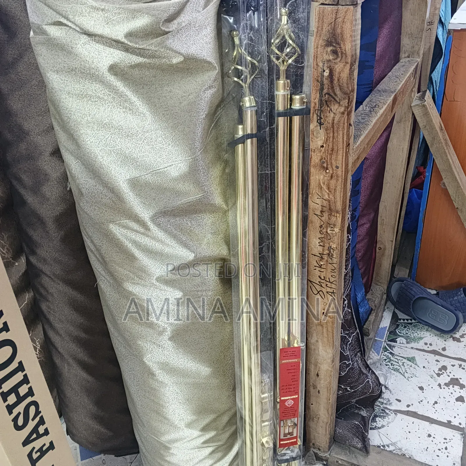 Gold N Silver 3m Double Curtain Rods