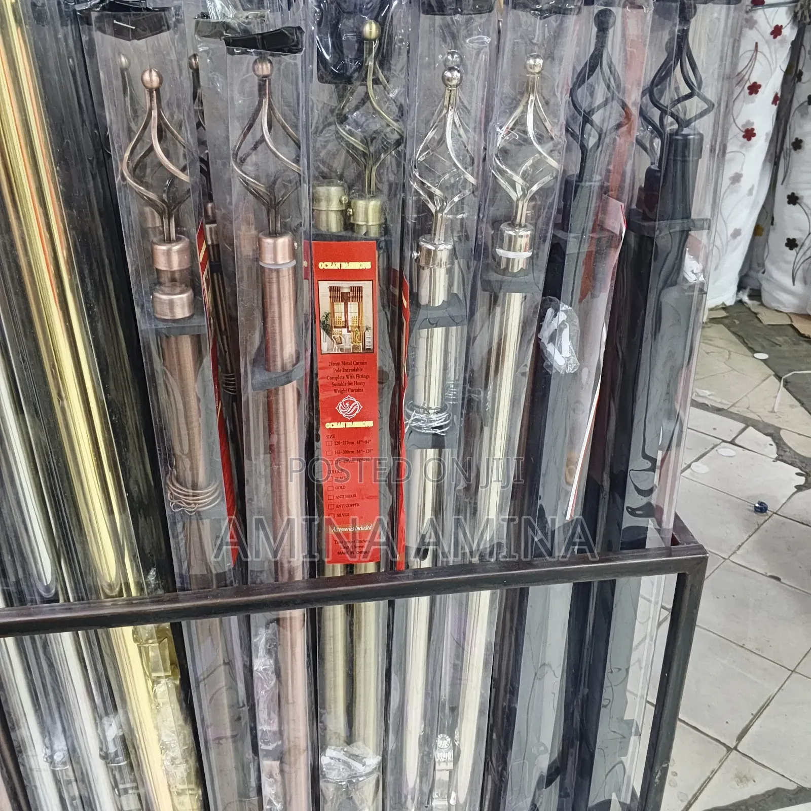Gold N Silver 3m Double Curtain Rods