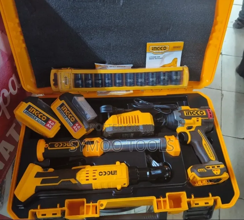 Comprehensive INGCO Cordless 3-Piece Combo Kit
