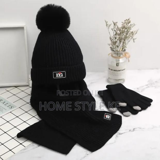 3 in 1 Winter Kids Beenie Hat,scarf Set and Gloves
