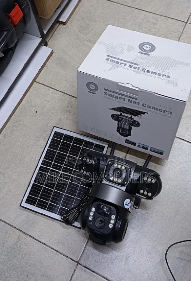 V380 Triple Lens Solar 4G Camera – Ideal for Farms