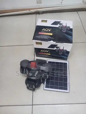 AOV Solar Powered 4G CCTV – Triple Lens Night Vision
