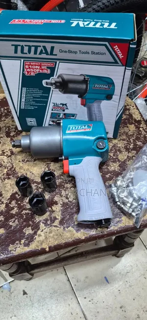 Electric Total Air Impact Wrench 610 Nm 450 Ft-Ib 1⁄2" Inch