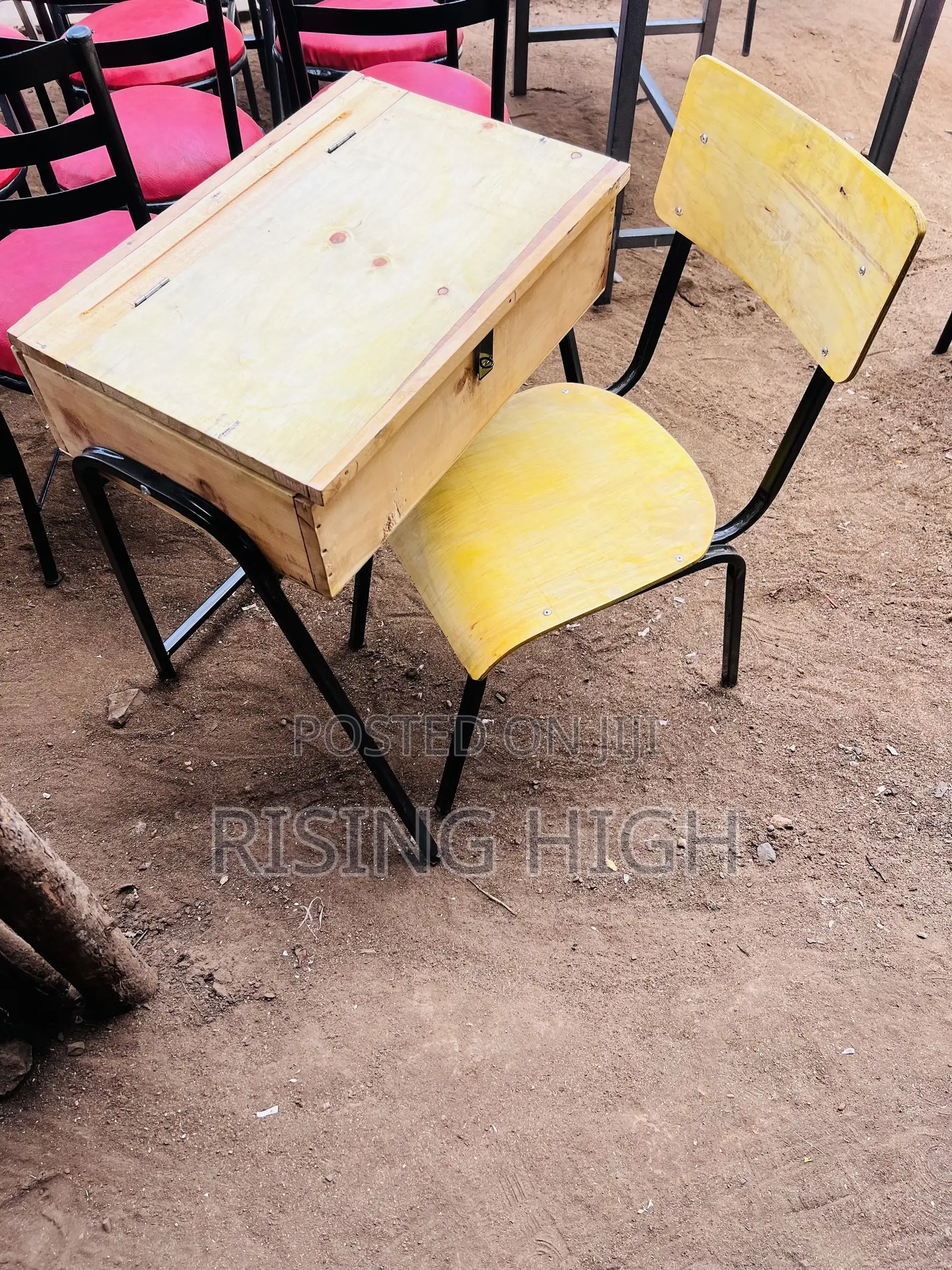 Students Lockers and Chairs